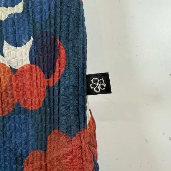 TED BAKER Goyt Seersucker Short Sleeve Men's Button Up Shirt Dot Print Sz Large - Picture 8 of 9